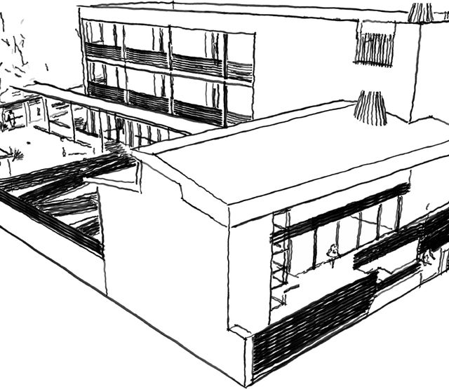 Estudio de Arquitectura-Ingenieria-Urbanismo Manuel Mateos Orozco centro educativo