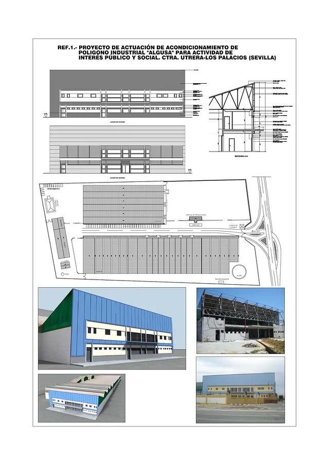Estudio de Arquitectura-Ingenieria-Urbanismo Manuel Mateos Orozco nave industrial