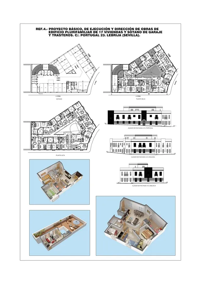 Estudio de Arquitectura-Ingenieria-Urbanismo Manuel Mateos Orozco PLURIFAMILIAR